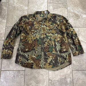 Vintage Cabela’s Men’s Advantage Camouflage Shirt‎ Sz 3XL